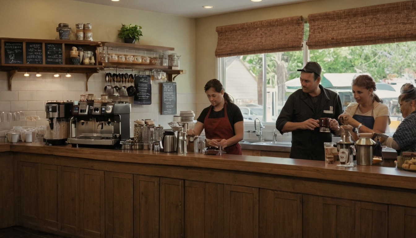 Practical visual for A small commercial coffee bar should be planned around its peak-hour workflow